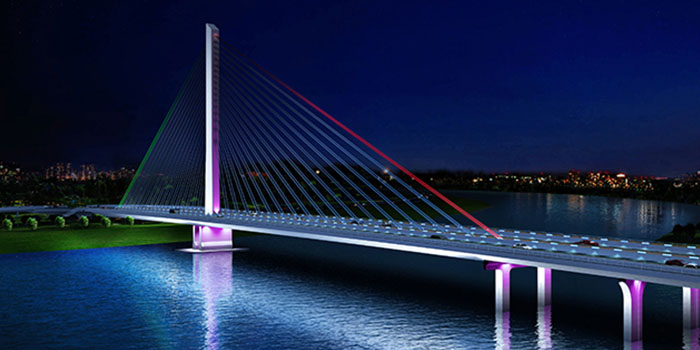 梅州廣州大橋發光二極管照明應用案例